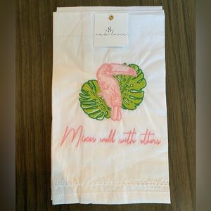 8 Oak Lane “Mixes Well With Others”Embroidered Bar Towel Set